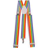 Colorful Striped Suspenders - Wide